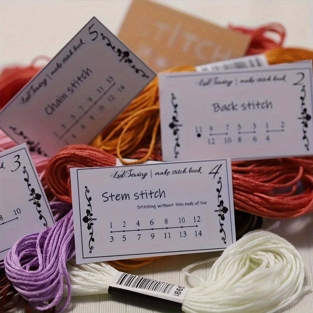 Embroidery Stitch Guide Book
