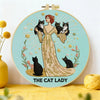 The Cat Lady Embroidery Kit