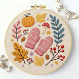 Cozy Autumn Embroidery Kit