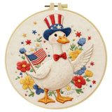Patriotic Parade Goose Embroidery Kit