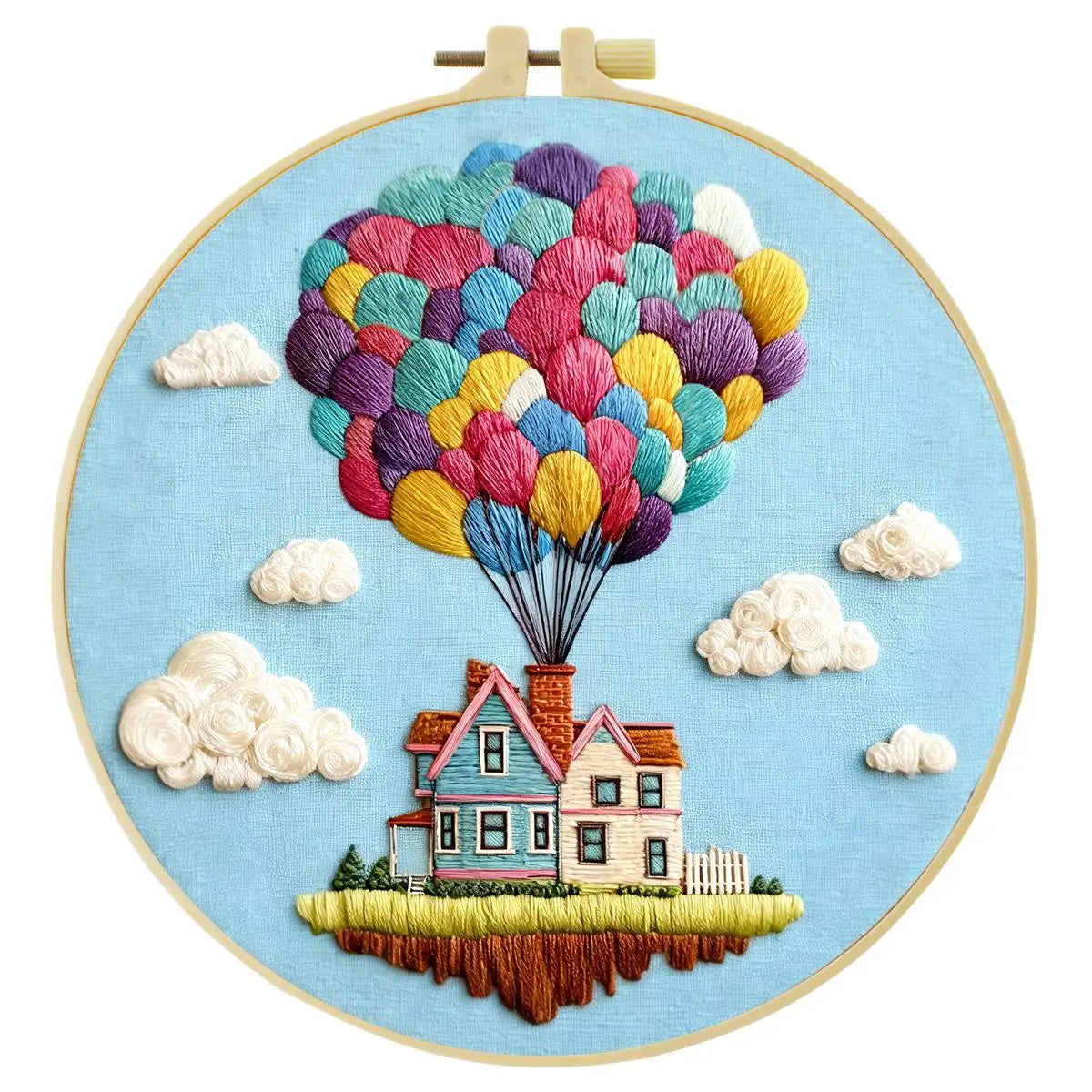 Up, Up & Home Embroidery Kit
