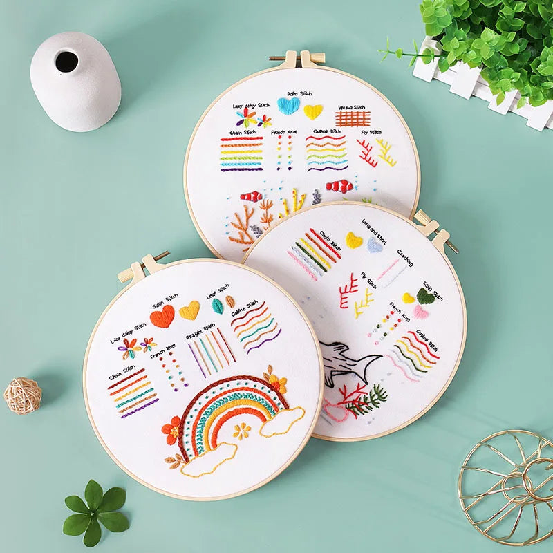 3-Piece Beginner Embroidery Learning Kit