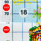 Winter Bunny in a Cozy Knit Hat Cross Stitch Kit 🐰❄️