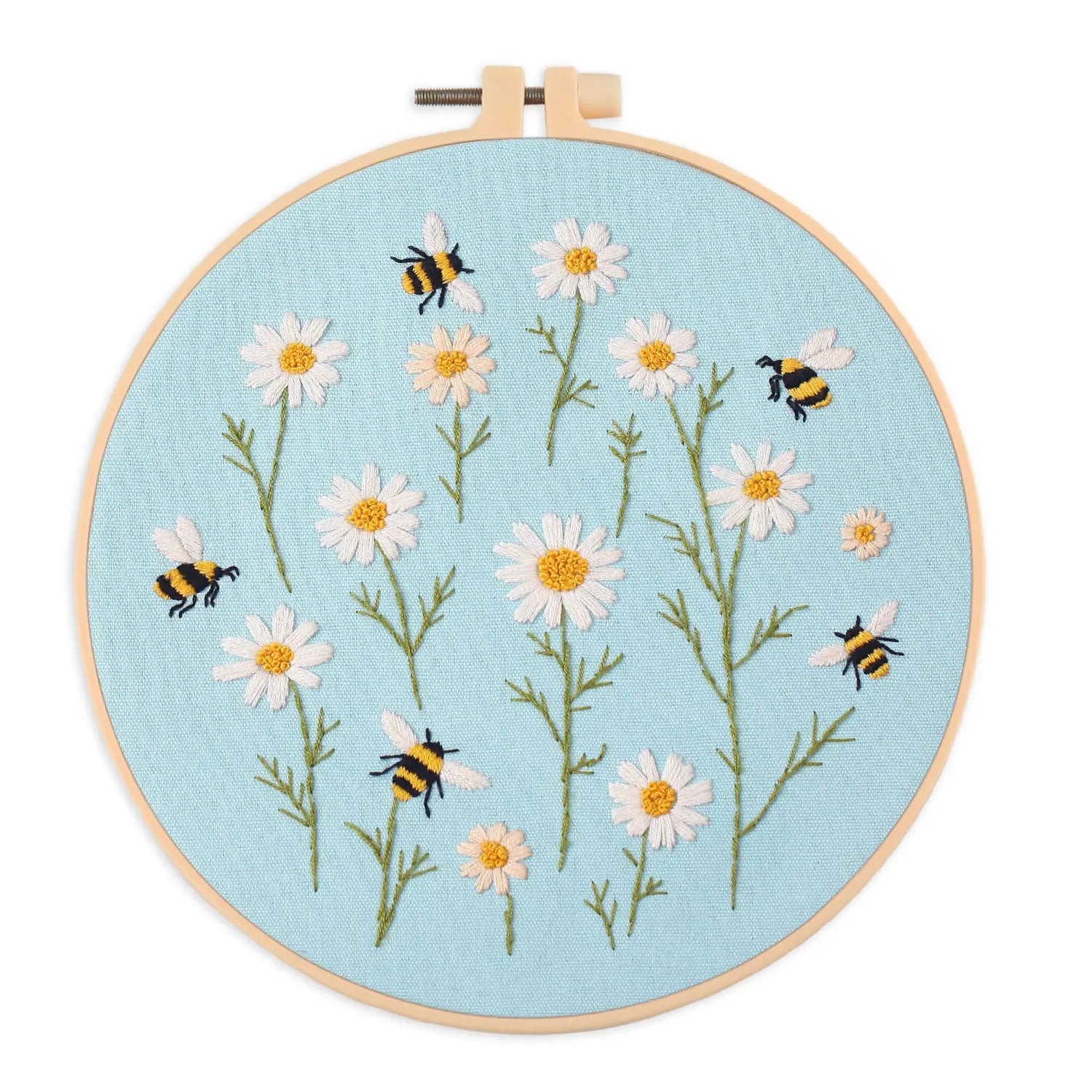 4-Piece Beginner Embroidery Stitch Learning Kit