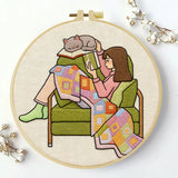 Cozy Reading Corner Embroidery Kit