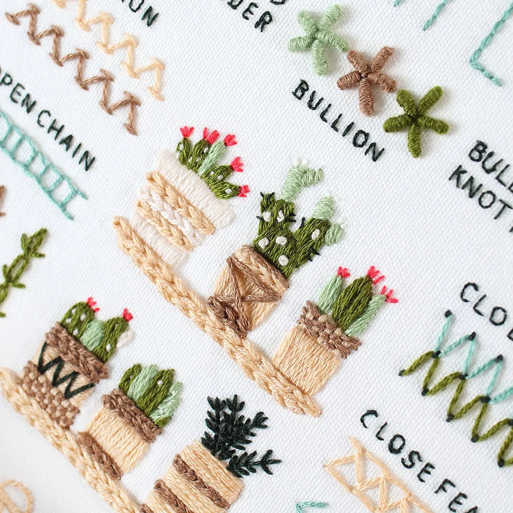 3-Piece Beginner Embroidery Stitch Practice Kit