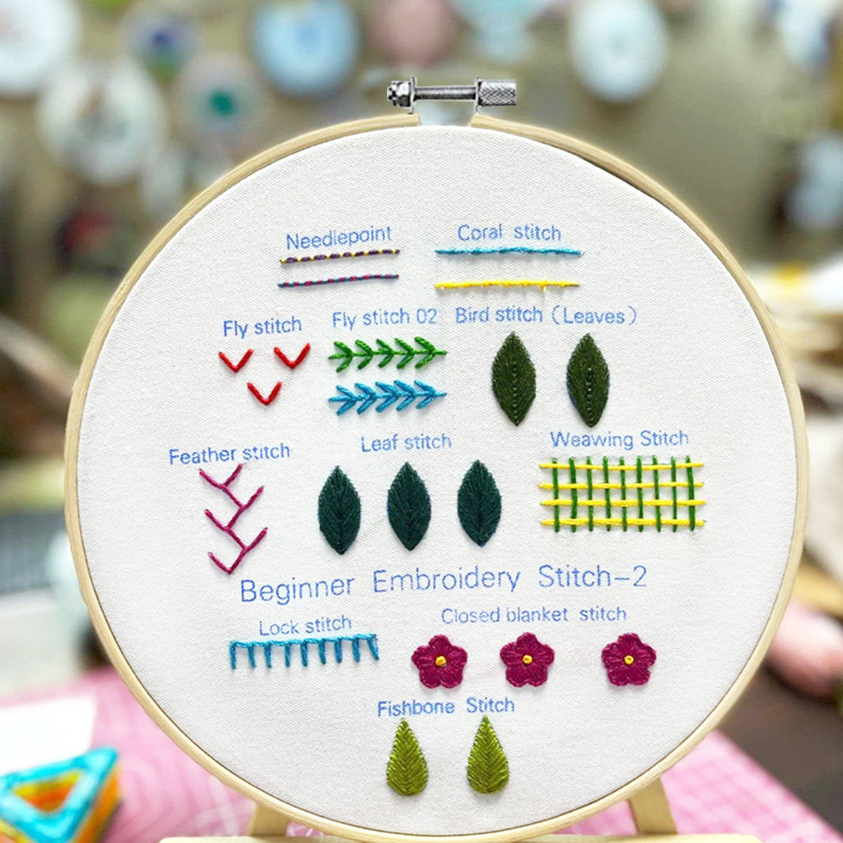 3-Piece Beginner Embroidery Technique Kit