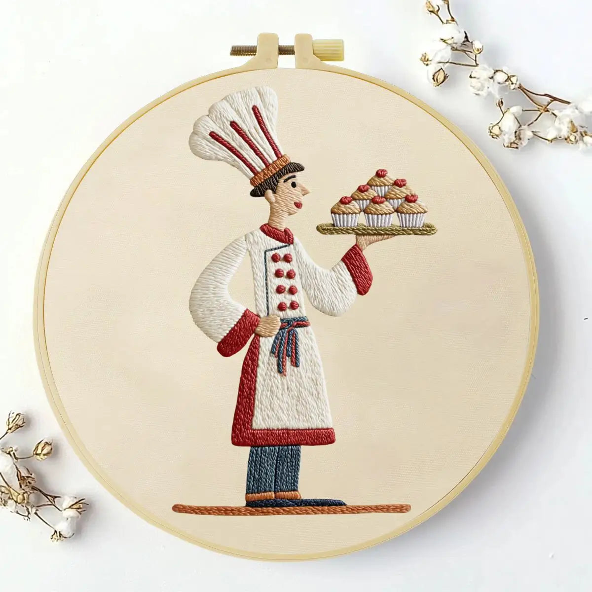Pastry Chef Embroidery Kit