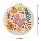 Cozy Autumn Embroidery Kit
