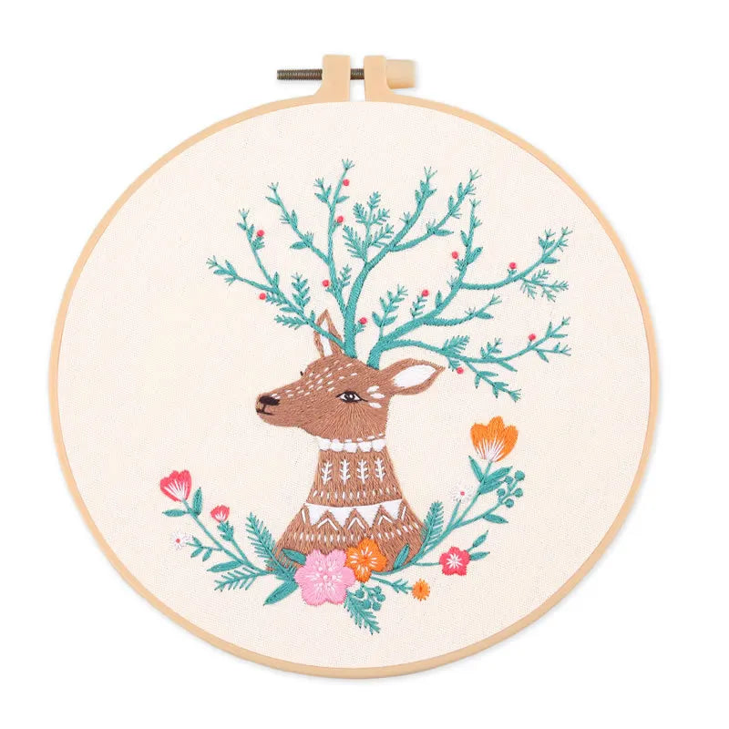 Woodland Animal Hand Embroidery Kit