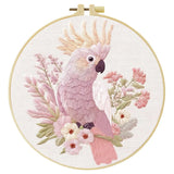 Blush Cockatoo Embroidery Kit