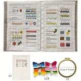 Embroidery Stitch Practice Book
