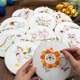 Animal Friends Beginner Embroidery Kit