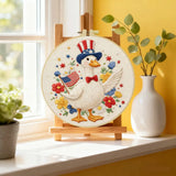 Patriotic Parade Goose Embroidery Kit