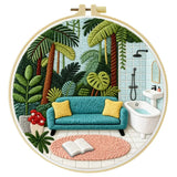 Tropical Oasis Embroidery Kit