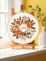 Autumn Love Floral Embroidery Kit