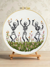 Dancing Skeletons Embroidery Kit