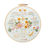 3-Piece Beginner Embroidery Stitch Learning Kit