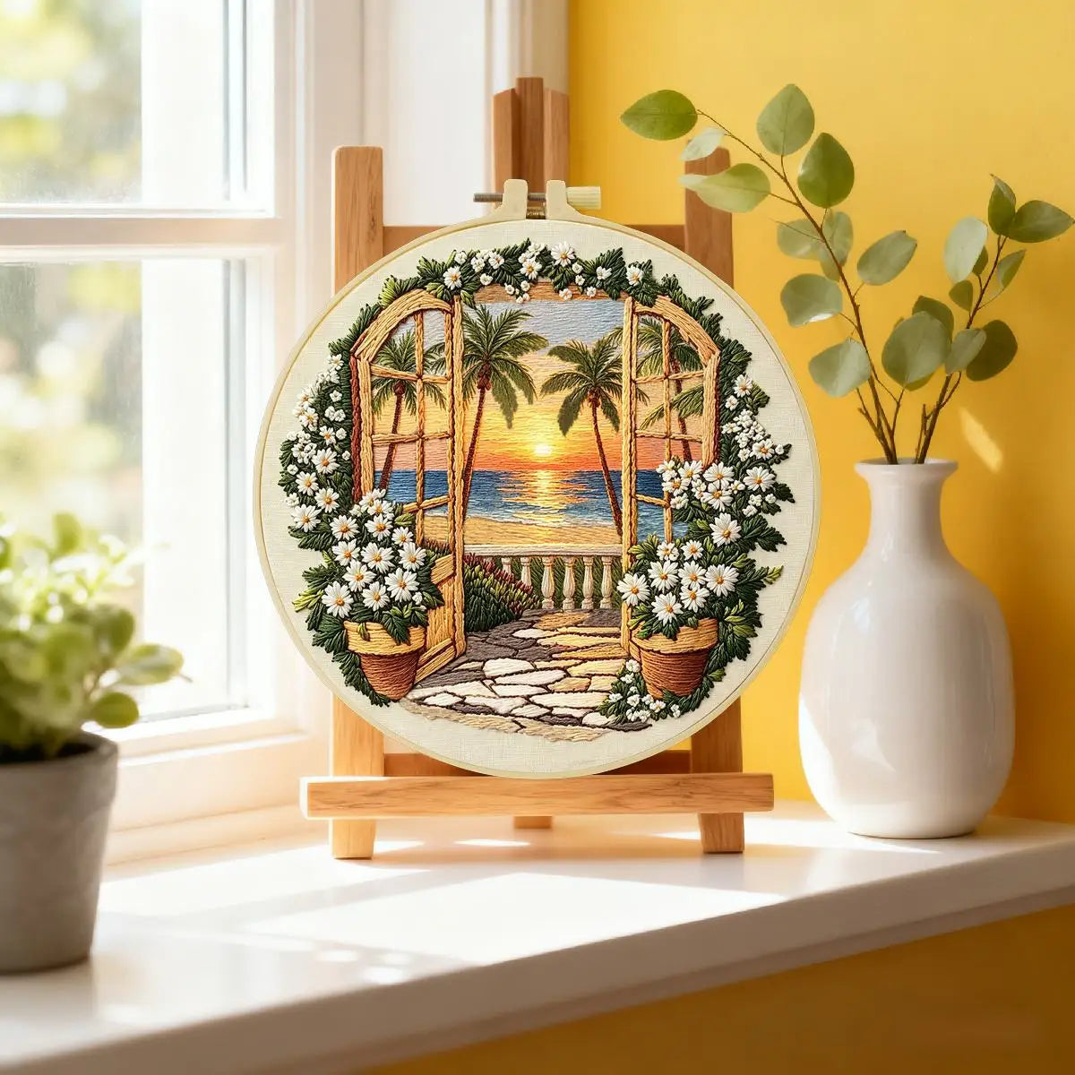 Sunset Paradise Embroidery Kit