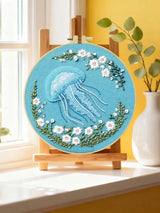 Floral Jellyfish Embroidery Kit