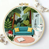 Tropical Oasis Embroidery Kit