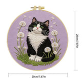 Dandelion Cat Embroidery Kit