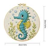 Cute Baby Seahorse Embroidery Kit 🩵🌊