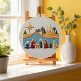 Christmas Nativity Scene Embroidery Kit