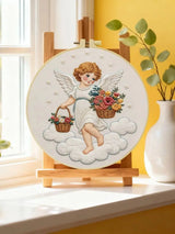 Floral Angel Embroidery Kit