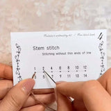 Embroidery Stitch Guide Book