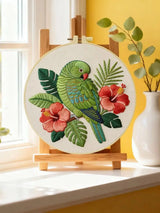 Tropical Parrot Embroidery Kit