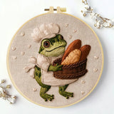 Baker Frog Embroidery Kit