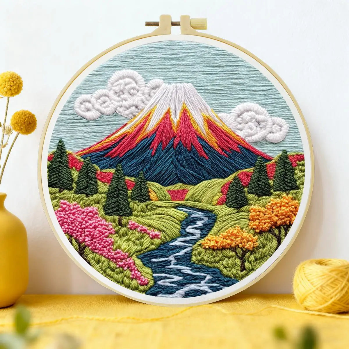 Mount Fuji Embroidery Kit