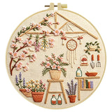 Cozy Botanical Garden Embroidery Kit
