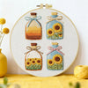Sunflower Bottles Embroidery Kit