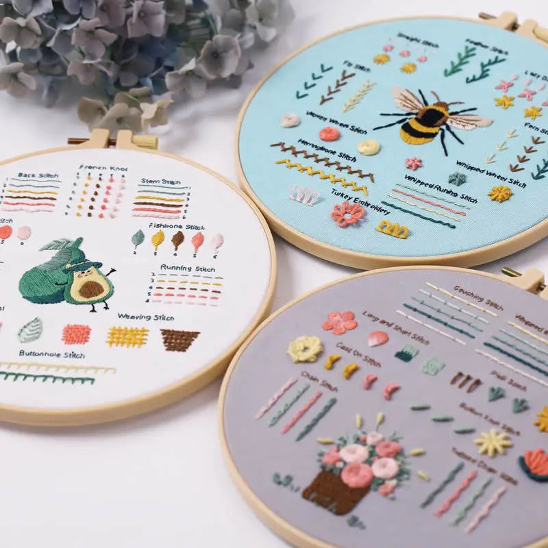 3-Piece Beginner Embroidery Practice Kit