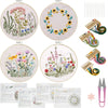 30-Stitch Beginner Embroidery Sampler Kit ⭐