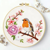 Robin Blossom Embroidery Kit