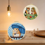 Dachshund’s Midnight Snack Embroidery Kit