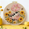 Sunflower Sewing Cat Embroidery Kit