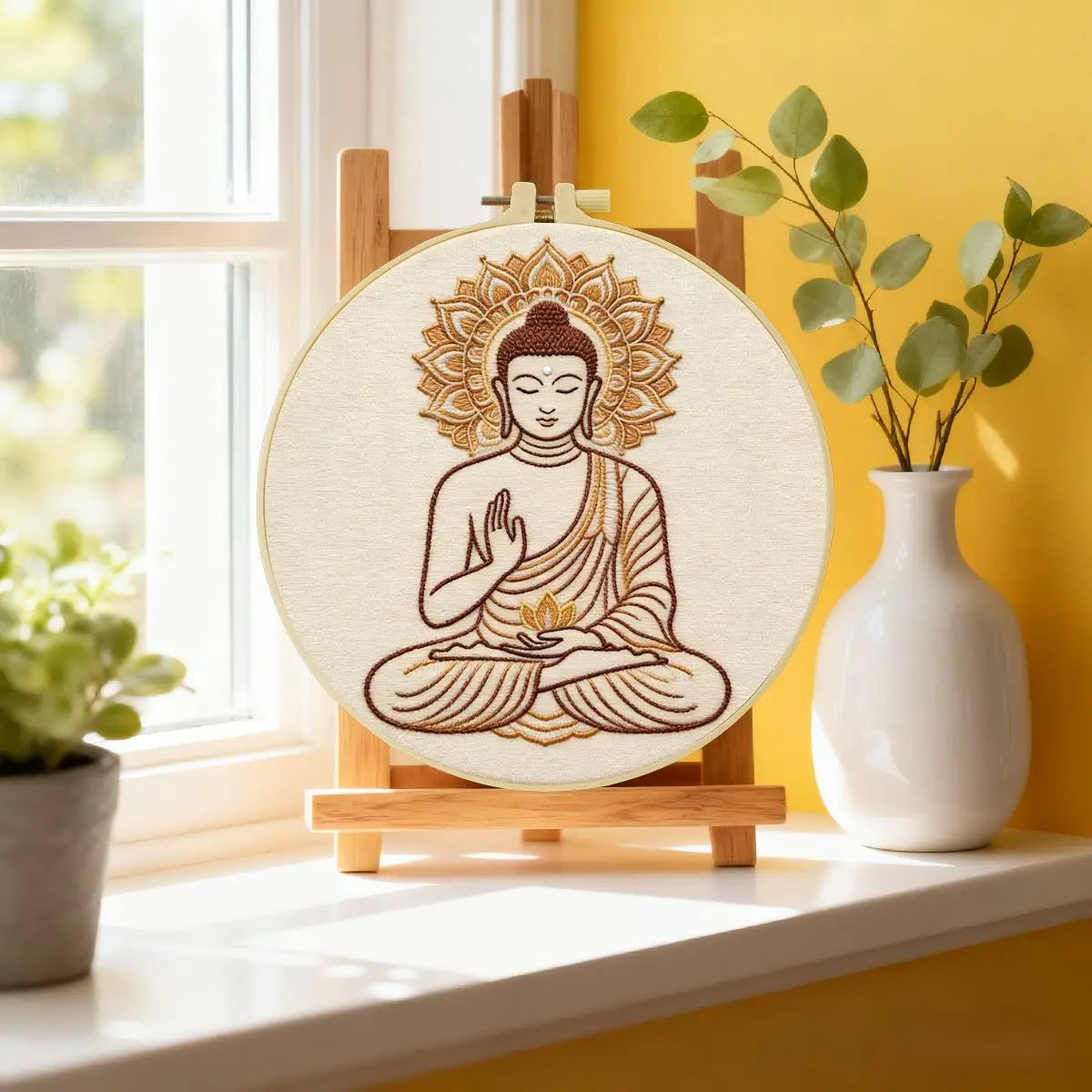 Serene Buddha Embroidery Kit