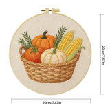 Autumn Harvest Basket Embroidery Kit