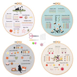 4-Piece Beginner Embroidery Stitch Sampler Kit