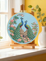 Peacock Garden Embroidery Kit