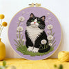 Dandelion Cat Embroidery Kit