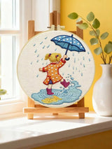 Rainy Day Puddle Jumper Embroidery Kit ☔💛