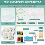 Beginner Embroidery Stitch Sampler Kit