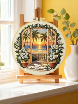 Sunset Paradise Embroidery Kit