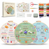 4-Piece Beginner Embroidery Learning Kit