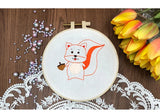 Animal Friends Beginner Embroidery Kit